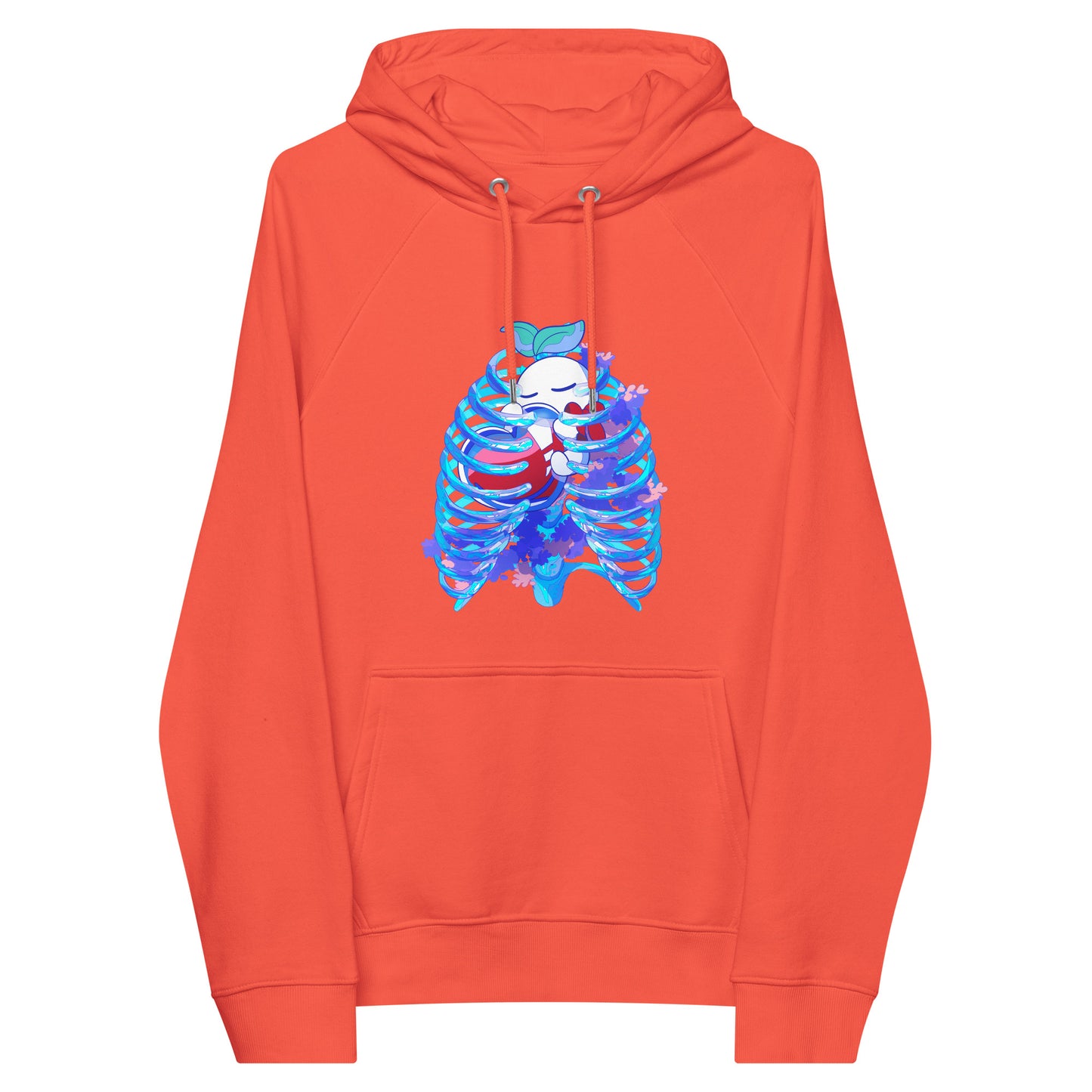 Healing Psi | Unisex eco raglan hoodie (WITHOUT SLEEVE DESIGNS)