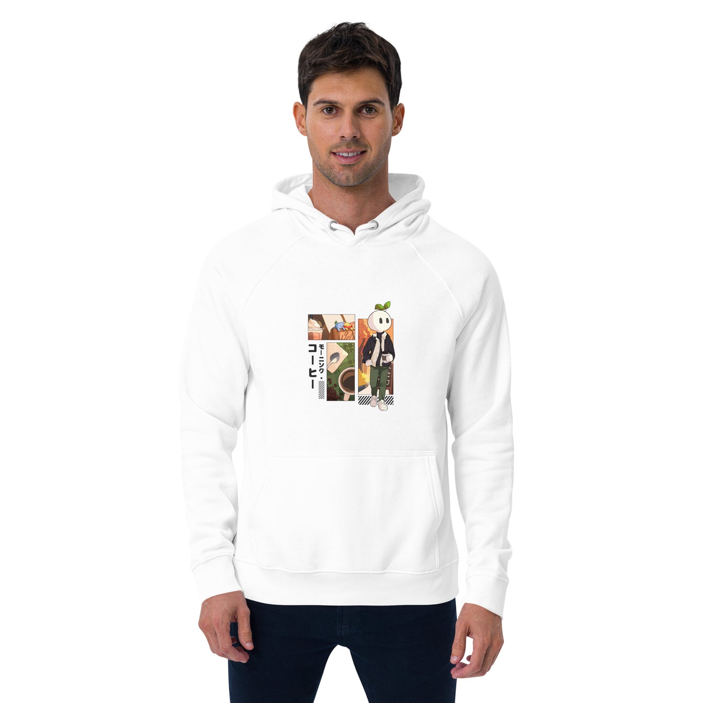Unisex eco raglan hoodie