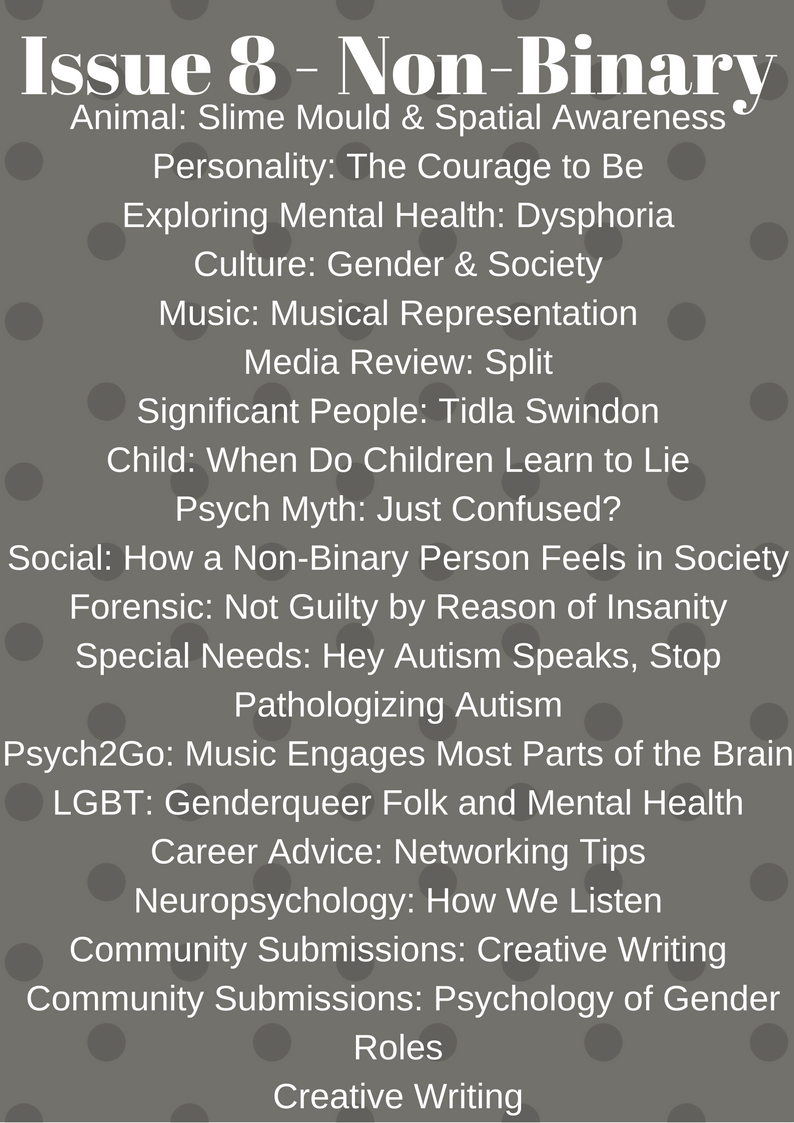 Psych2Go Magazine #8 - Non-Binary Awareness (Physical)