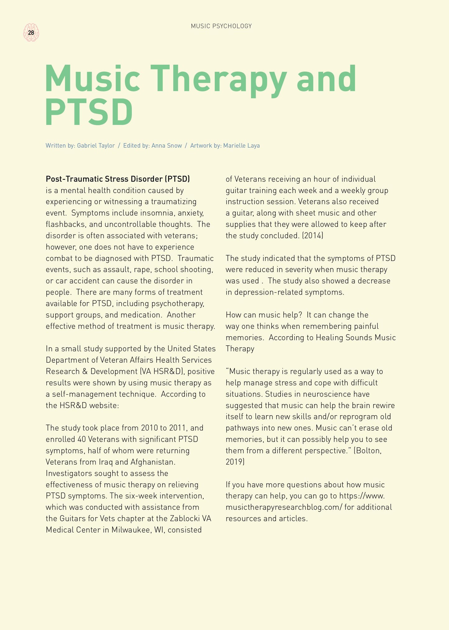 Psych2Go Magazine #19 - Post-Traumatic Stress disorder (Digital)