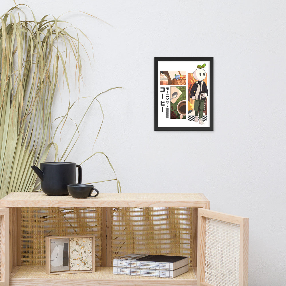 Morning Coffee PSI First Framed poster