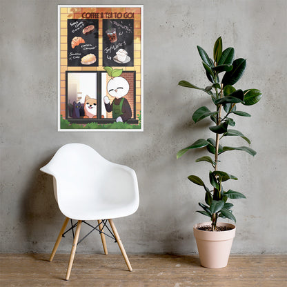 Coffee and Tea | Framed poster