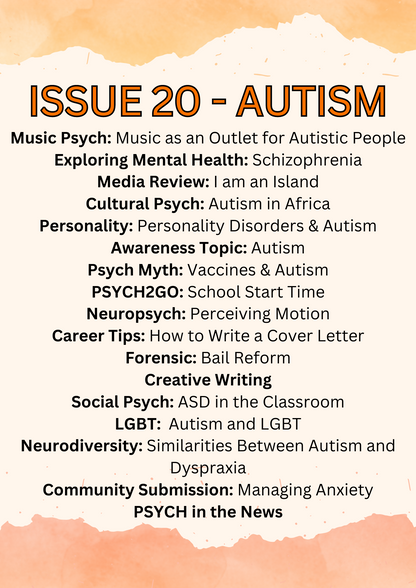 Psych2Go Magazine #20 - Autism Spectrum disorder (Digital)