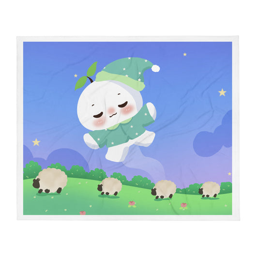 Psi Counting Sheep | Throw Blanket