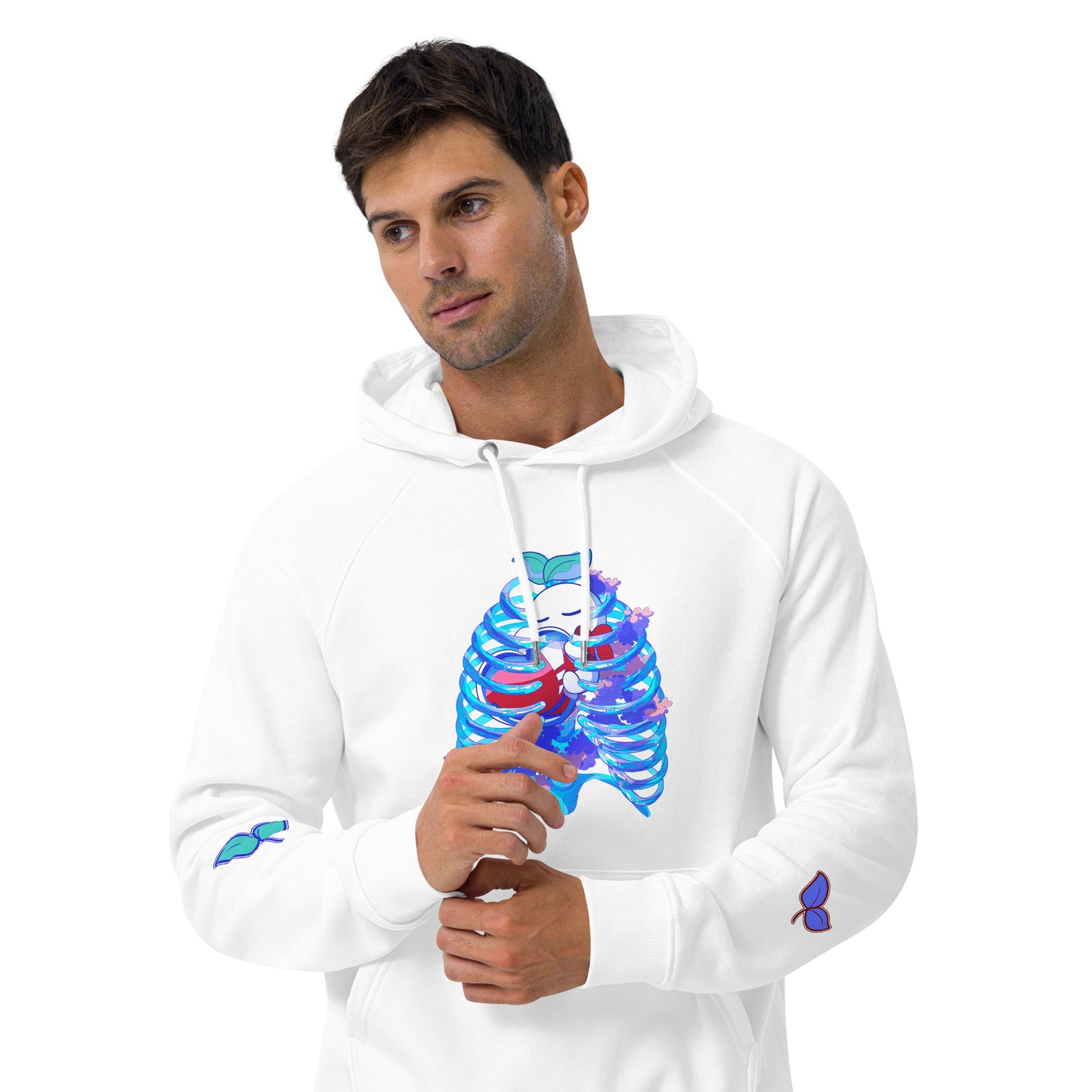 Healing Psi | Unisex eco raglan hoodie