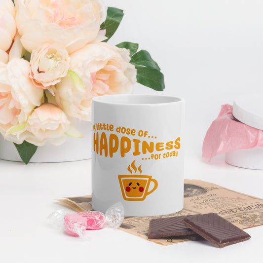 Daily Happiness | White glossy mug