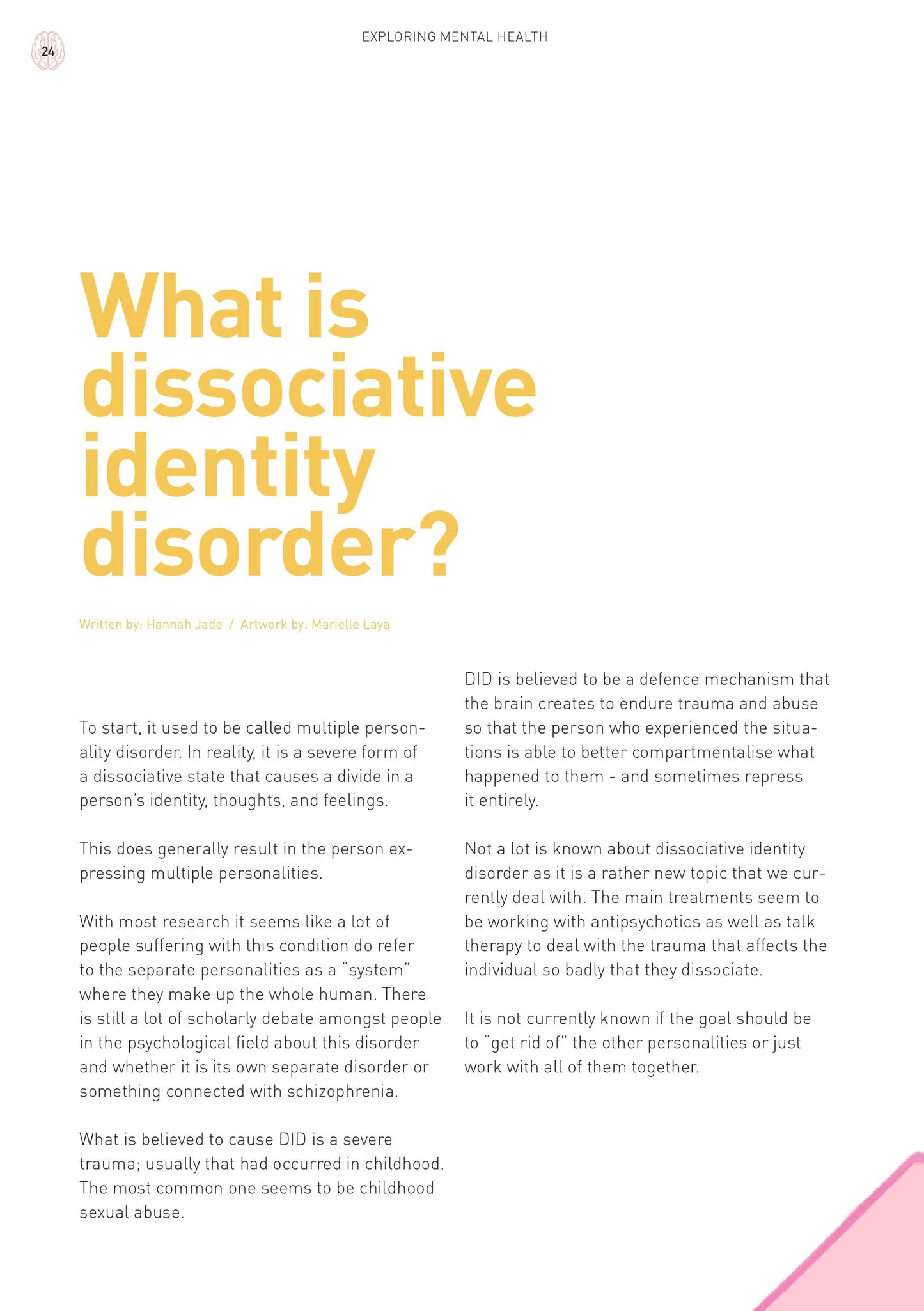 Psych2Go Magazine #15 - Body Dysmorphic disorder (Physical)