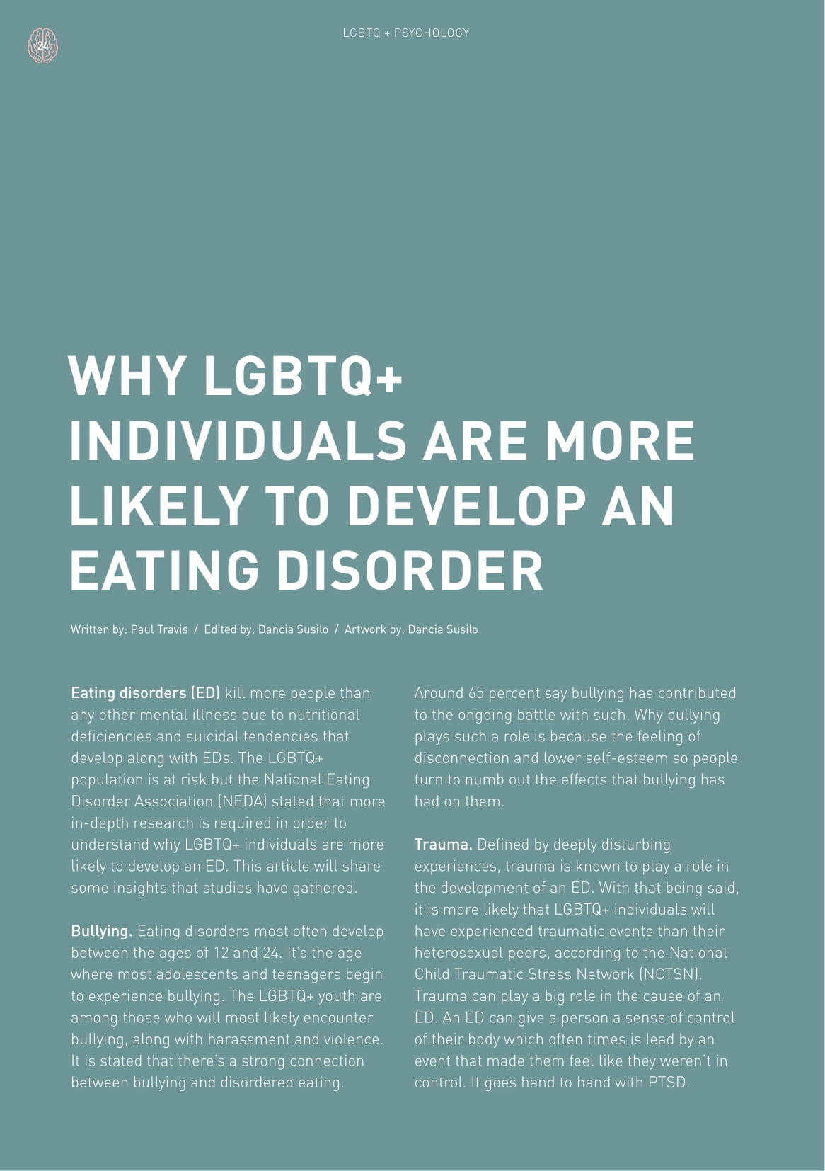 Psych2Go Magazine #18 - Binge Eating disorder (Digital)
